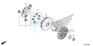 SH125ASG SH125D UK - (E) drawing DRIVE FACE