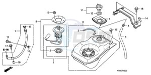 SH300A9 UK - (E / ABS MKH) drawing FUEL TANK