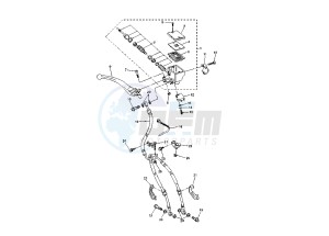 FZ1-S FAZER 1000 drawing FRONT MASTER CYLINDER 1