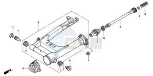 VTX1800C1 drawing SWINGARM