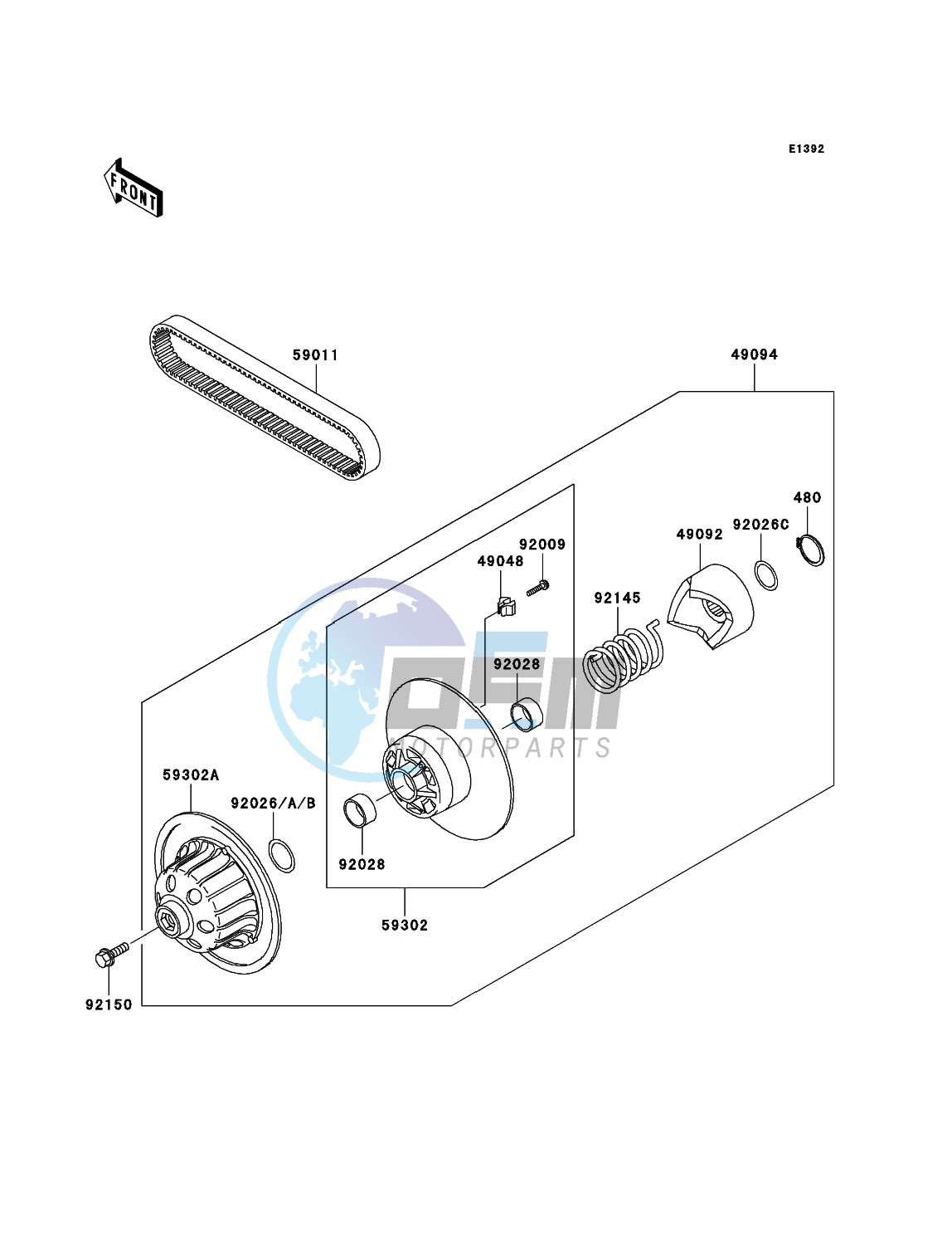 Driven Converter/Drive Belt