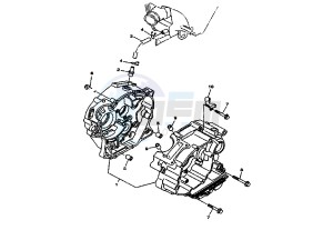 XT X 125 drawing CRANKCASE