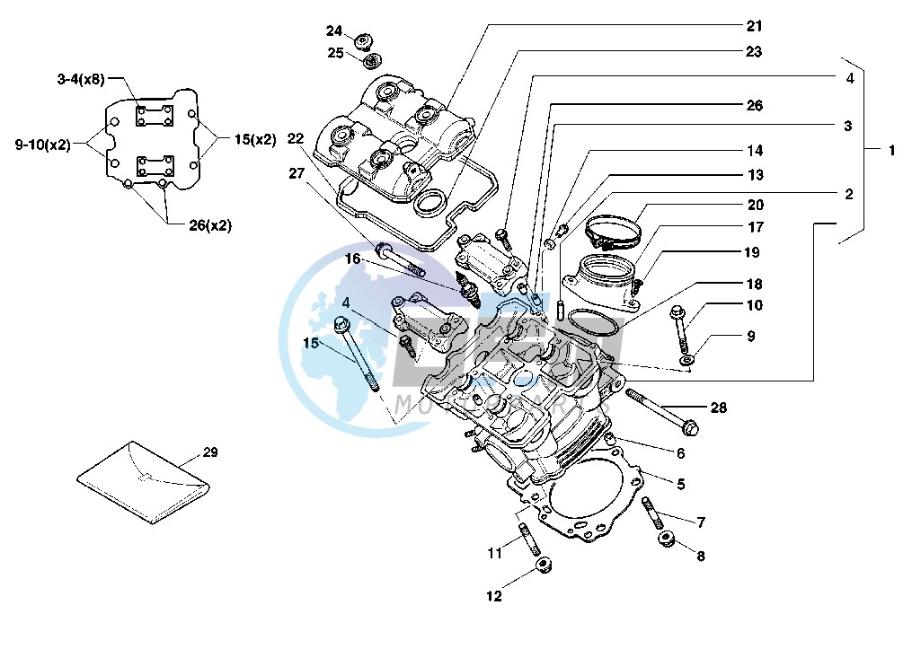 FRONT CYLINDER HEAD