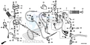 TRX420FE1F TRX420 Europe Direct - (ED) drawing SWITCH/ CABLE