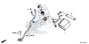 CBR1000S2H 2ED - (2ED) drawing BATTERY