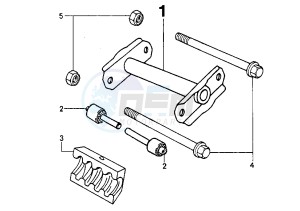 SQUAB - 50 cc drawing SWINGING ARM