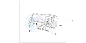 CB1300SA CB1300SUPERBOLD'OR drawing REAR CARRIER