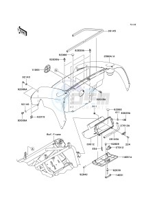 KAF 400 B [MULE 600] (B1) B1 drawing FRONT BOX