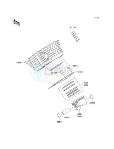 KVF 360 A [PRAIRIE 360 4X4] (A6F-A9F) A7F drawing CYLINDER_PISTON-- S- -