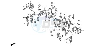 ST1100A drawing COWL STAY (ST1100L/M/N/P/R)