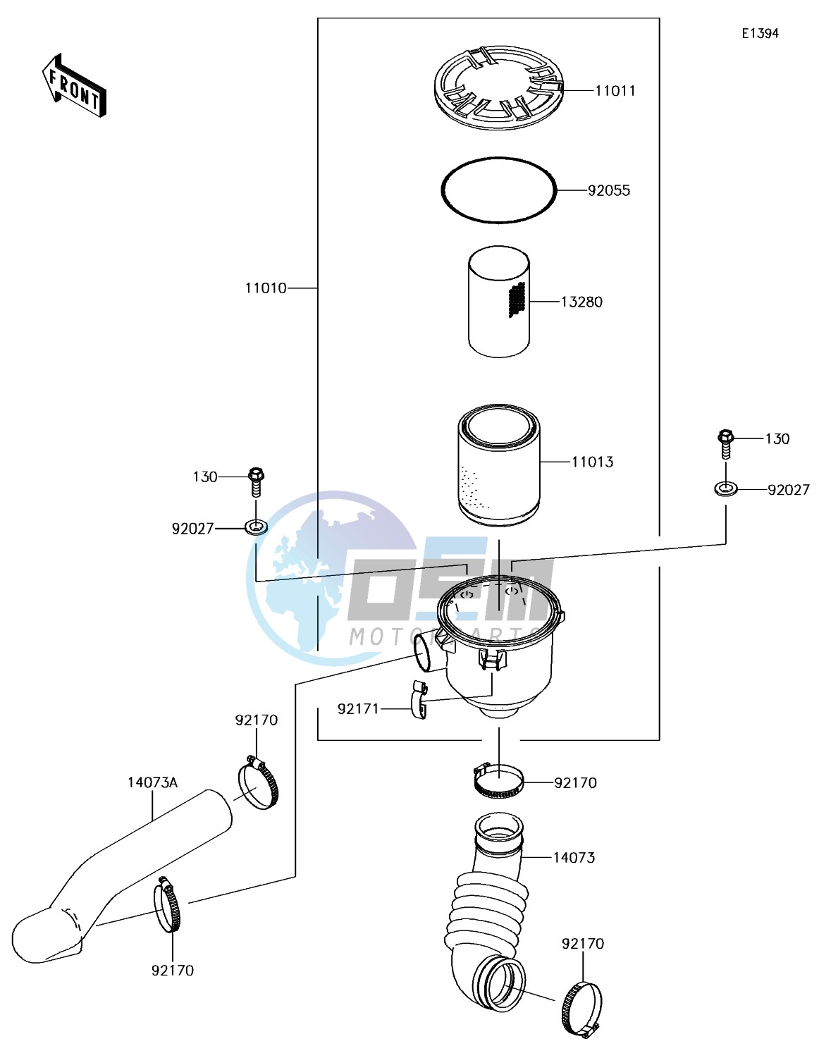 Air Cleaner-Belt Converter