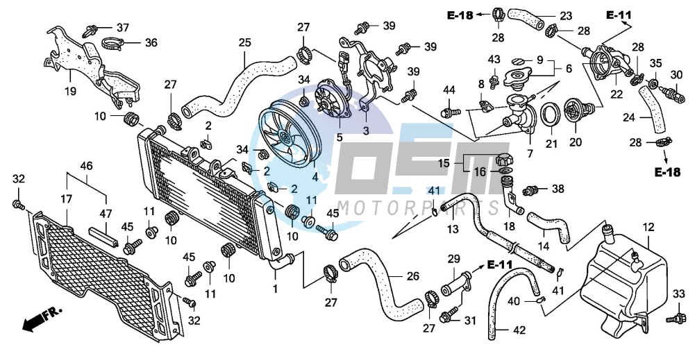 RADIATOR (CB1300A/SA)