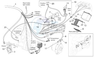 RST 1000 Futura drawing Central electrical system