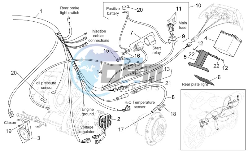 Central electrical system