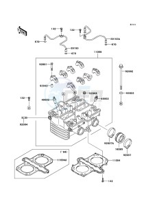 ER-5 ER500-C5P GB XX (EU ME A(FRICA) drawing Cylinder Head