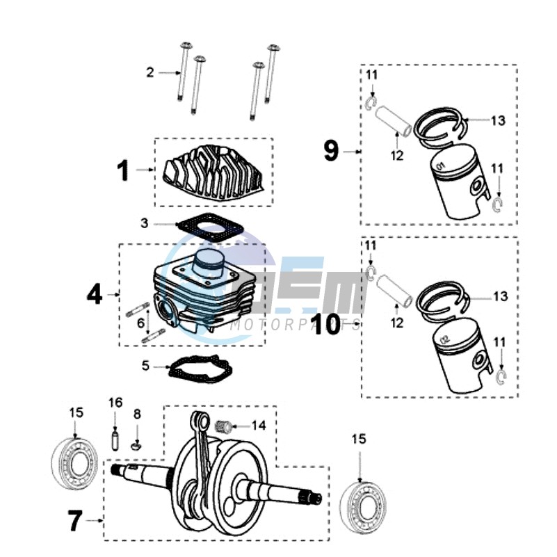 CRANKSHAFT ALUMINIUM