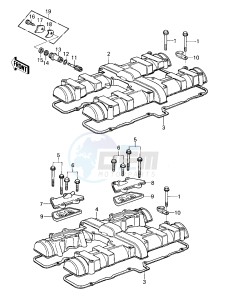 KZ 1000 E [SHAFT] (E1-E2) [SHAFT] drawing CYLINDER HEAD COVER