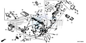 CBR1000RAH 2ED - (2ED) drawing WIRE HARNESS