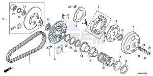 SH300AC drawing DRIVEN FACE