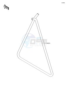 KX85-II KX85DGF EU drawing Stand(s)