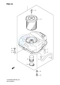 LT-A700X (P28-P33) drawing AIR CLEANER