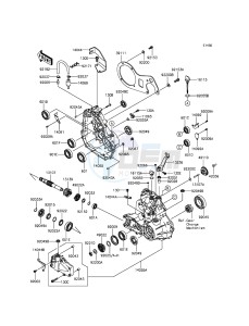 MULE 610 4x4 KAF400AGF EU drawing Gear Box