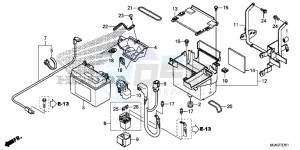 VT750CSE Shadow - VT750CS-E UK - (E) drawing BATTERY (VT750CS/ C2S)