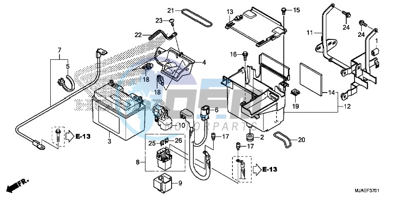 BATTERY (VT750CS/ C2S)