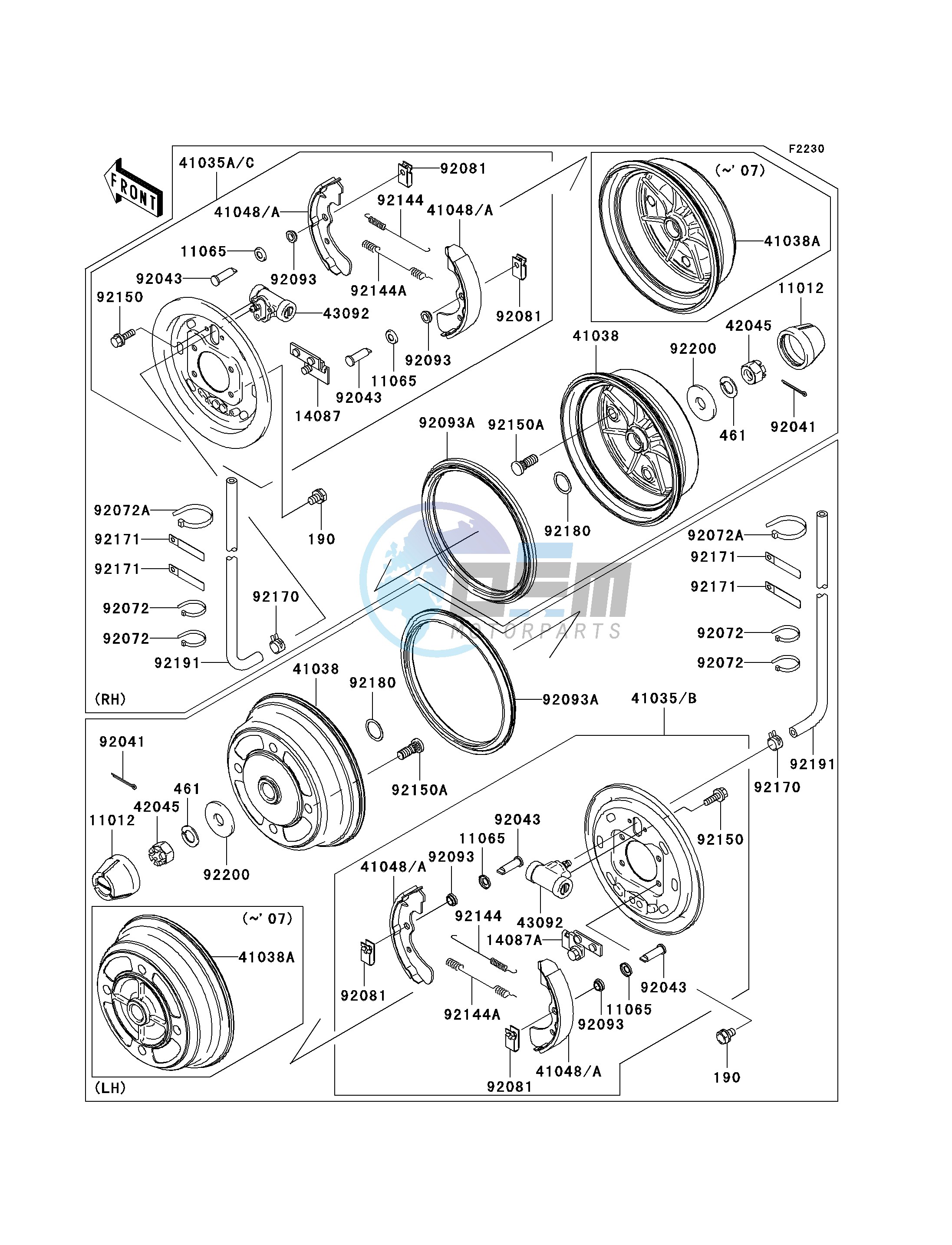 FRONT HUBS_BRAKES