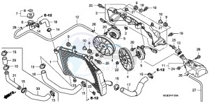 VFR1200FC drawing RADIATOR