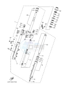 GPD125A GPD125-A NMAX125 (2DS6) drawing STEERING