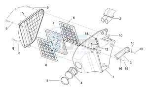 etx 125 1998 drawing Air box