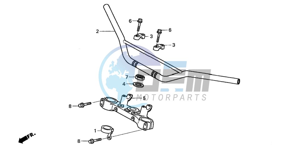 HANDLE PIPE/TOP BRIDGE