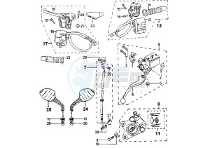 ELYSEO - 100 cc drawing FRONT BRAKE SYSTEM