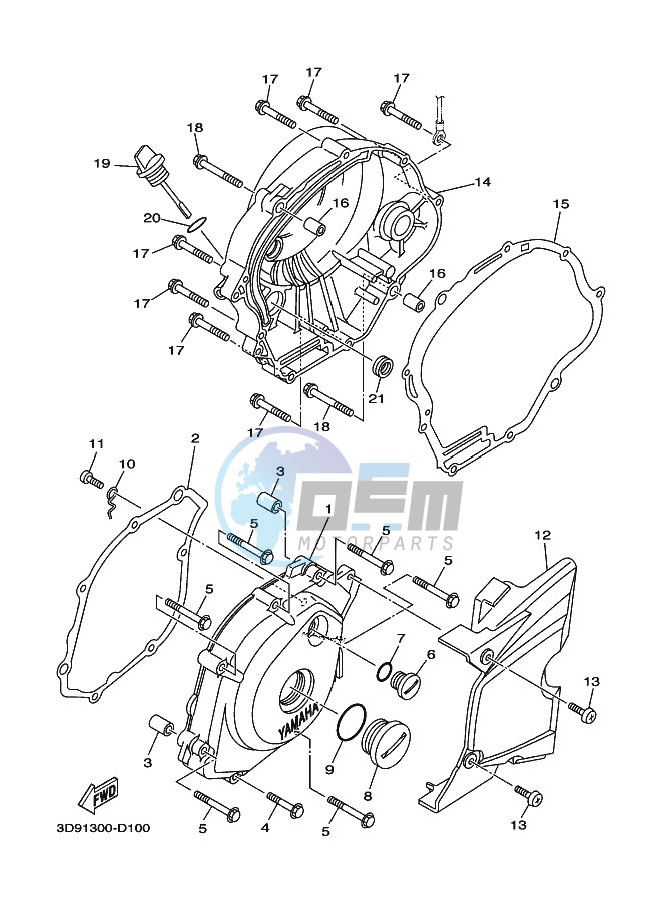 CRANKCASE COVER 1