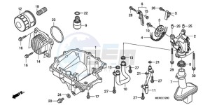 CBF600N9 Europe Direct - (ED / 25K) drawing OIL PAN/OIL PUMP