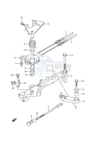 DF 150 drawing Throttle Rod