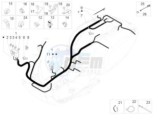 Primavera 150 4T 3V iGET (APAC) (AU, CN, EX, RI, TN) drawing Main cable harness