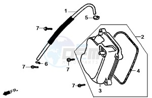 SUPER DUKE 125 drawing CYLINDER HEAD COVER