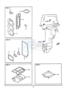 DT 85 drawing Gasket Set