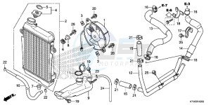 SH300ARE SH300ARE UK - (E) drawing RADIATOR