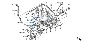 TRX300EX SPORTRAX 300EX drawing RIGHT CRANKCASE COVER