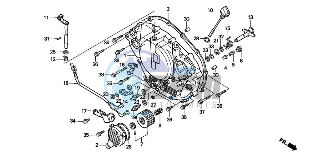 RIGHT CRANKCASE COVER