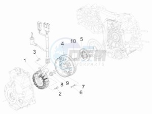 GTS 300 ie USA drawing Flywheel magneto