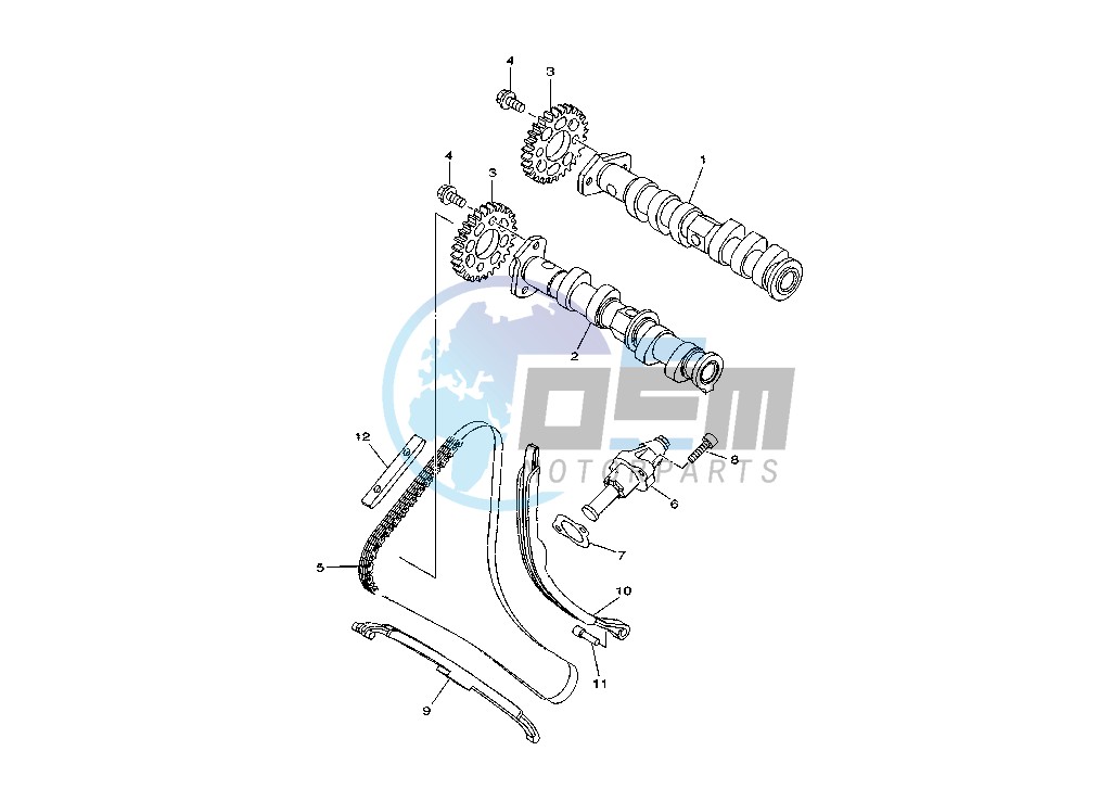 CAMSHAFT- CHAIN