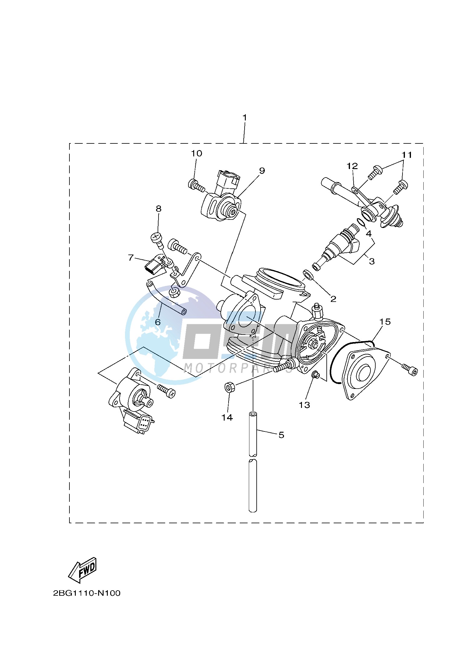 THROTTLE BODY ASSY 1