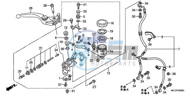 FR. BRAKE MASTER CYLINDER (CBR600RR)