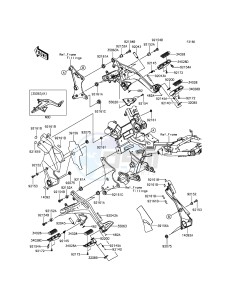 ER-6F_ABS EX650FCF XX (EU ME A(FRICA) drawing Footrests