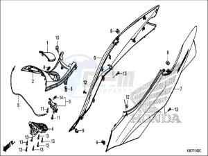 WW125EX2H WW125 E drawing BODY COVER