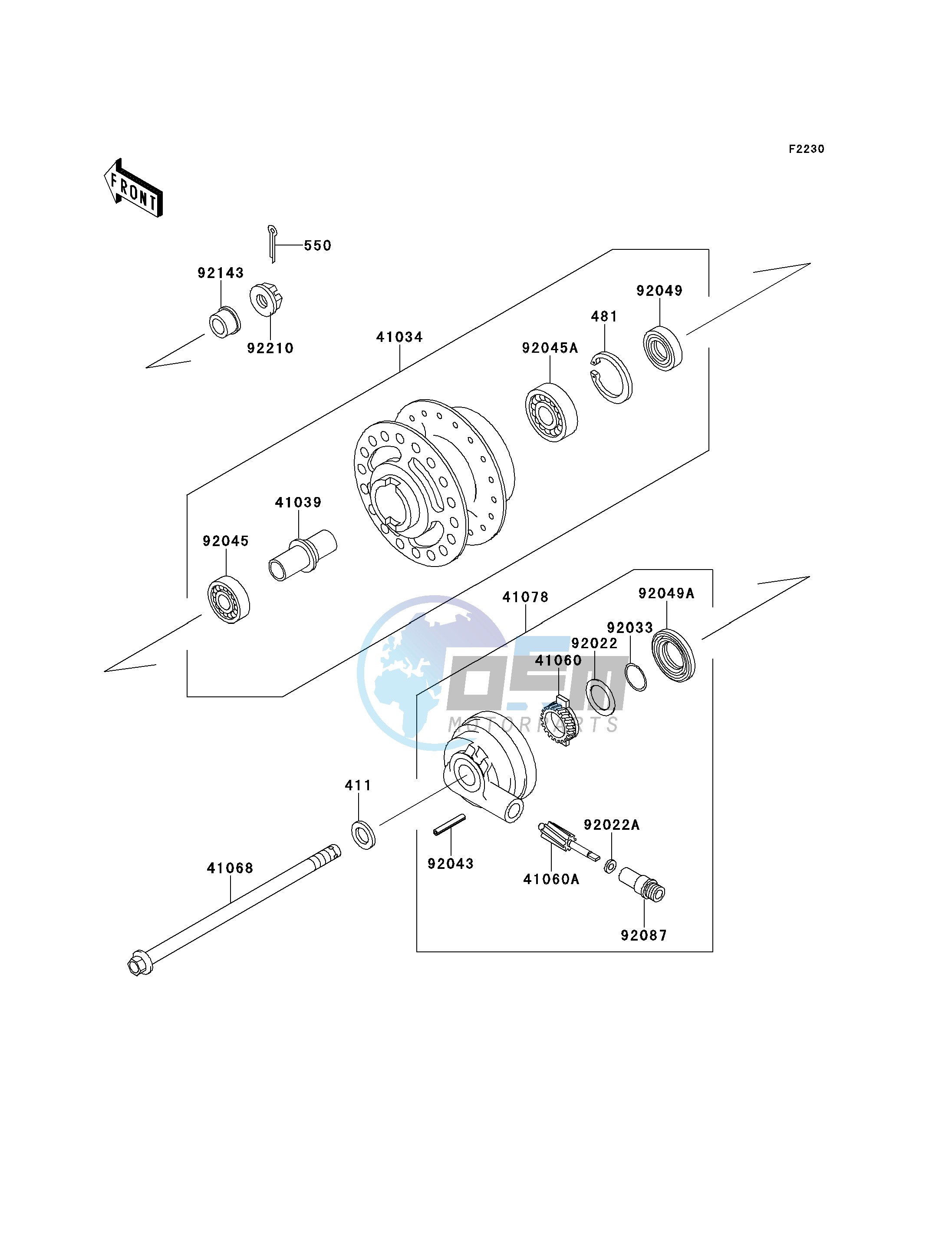 FRONT HUB